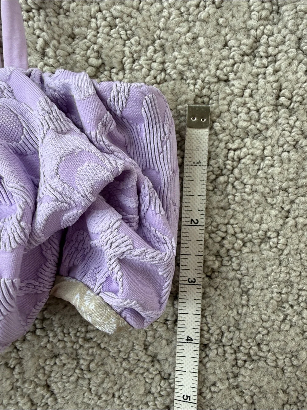 Free People Free-est Perri Kini Top Purple Bikini Top Women’s Size S NWOT